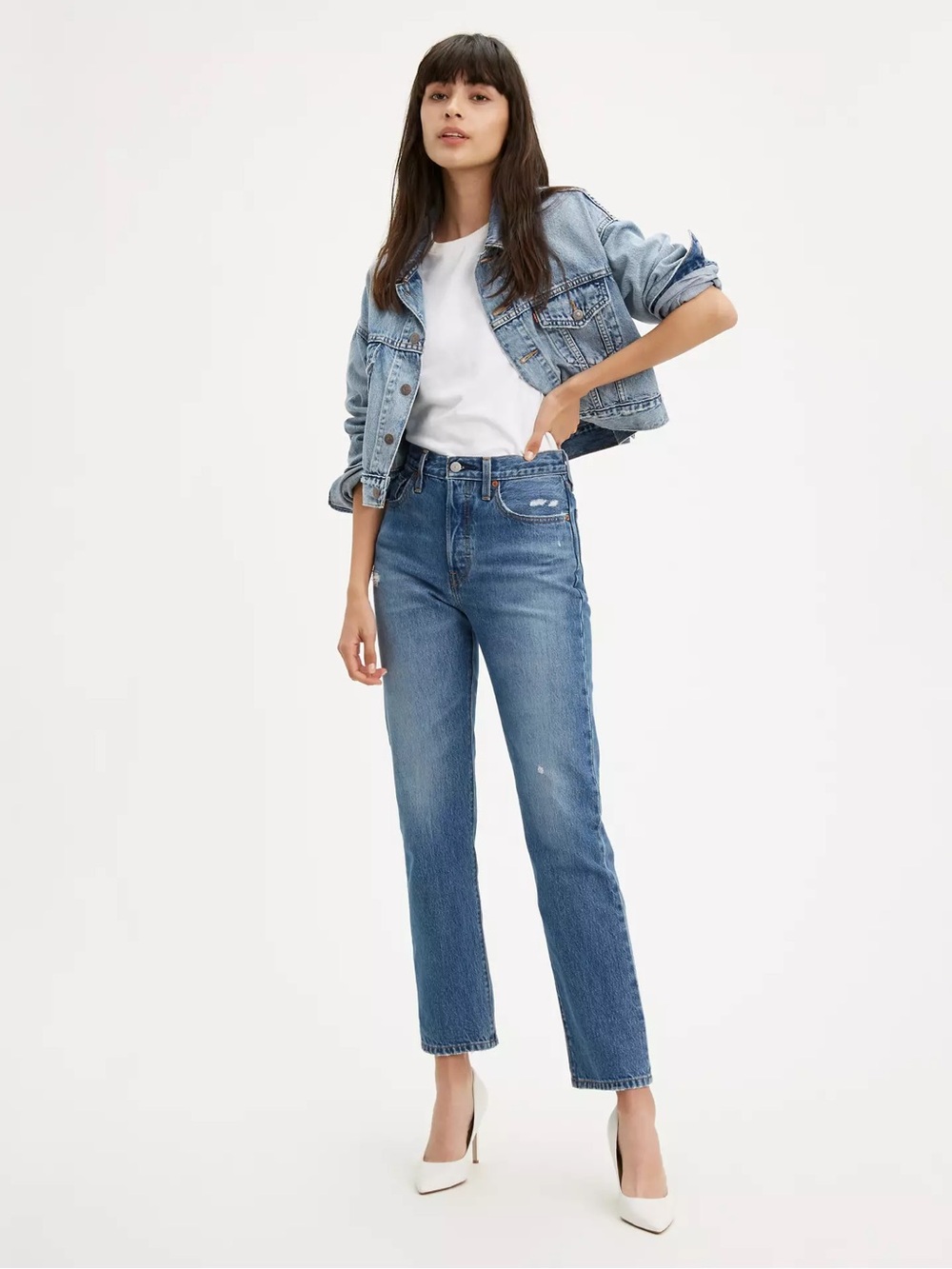 Levi’s Premium 501 Original Athens Dark Jeans W30 High Rise Button Fly 30x30